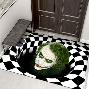 Clown Halloween Doormat Skeleton Grimace Floor Mat Bathroom Mat 17