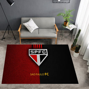 São Paulo FC Logo - Football Mats For Bedroom Children's Room Sofa Mat Easy Care Floor Mats