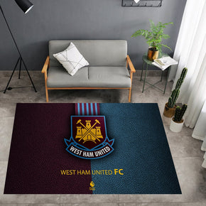 West Ham United Logo - Football Red Mats For Bedroom Children's Room Sofa Mat Easy Care Floor Mats