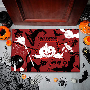 Clown Halloween Doormat Skeleton Grimace Floor Mat Bathroom Mat 49
