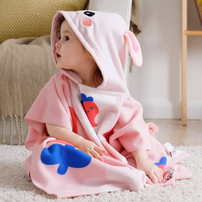 Comfortable Skin-friendly Lovely Rabbit Bathrobe Baby Children's Towels