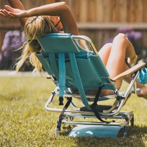 Portable Folding And Swiveling Beach Chair