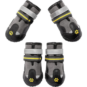 Flexible Structure Water Resistant Dog Shoes - Set of 4 Boots by Boots