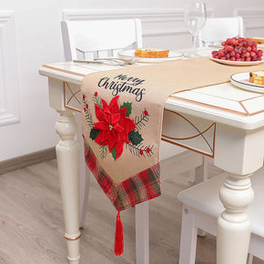Floral Tablecloth Table Decorations Winter Home Decor