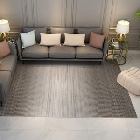 Gradient Grey Modern Geometric Simple Rugs for Living Room Dining Room Bedroom Hall