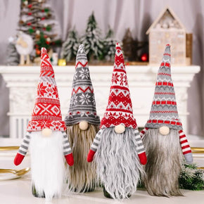 Cute Christmas Faceless Doll Wine Bottle Covers Christmas Party Decorations