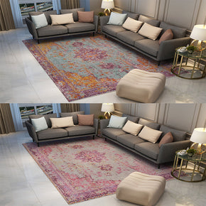 Floral Patterned Retro Traditional Carpet for the Living Room Hall