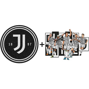 2 PACK Juventus® FC Logo + 5 Players