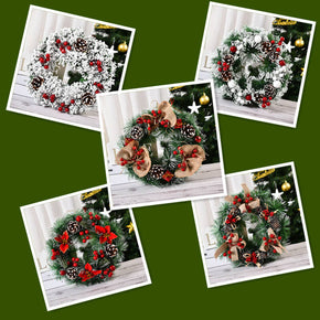 Artificial Christmas Door Wreath 12inch