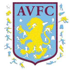 Aston Villa FC® Logo - Official Wooden Puzzle