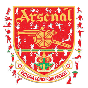 Arsenal FC® Retro Logo - Official Wooden Puzzle