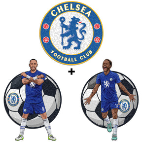 3 PACK Chelsea FC® Logo + Aubameyang + Sterling
