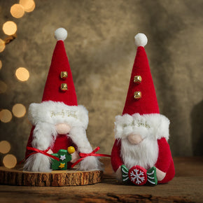 Santa Claus Ornaments Holiday Party Couple Doll