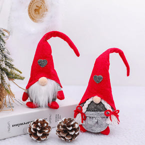 Couple Plush Doll Christmas Decoration Party Doll Ornaments