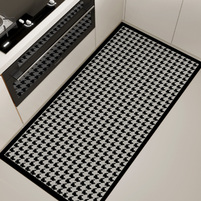 Scrubbable Kitchen Floor Mats Waterproof, Grease-proof and Non-slip PVC Foot Mats For Dirt-resistant Carpets 02