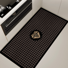 Scrubbable Kitchen Floor Mats Waterproof, Grease-proof and Non-slip PVC Foot Mats For Dirt-resistant Carpets 07
