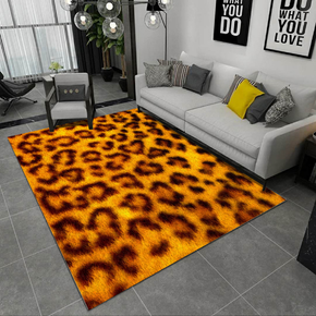 CLeopard-lik Patterns Creative Carpets For Dining Room Bedroom Living Room