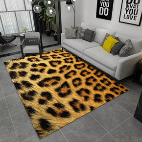 CLeopard-lik Patterns Creative Carpets For Dining Room Bedroom Living Room