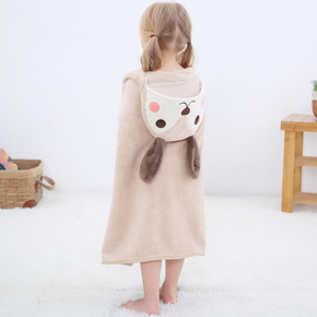 Cute Comfortable Skin-friendly Soft Hooded Bathrobe Baby Children Towels 02