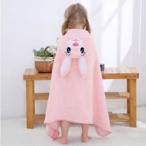 Cute Comfortable Skin-friendly Soft Hooded Bathrobe Baby Children Towels 05