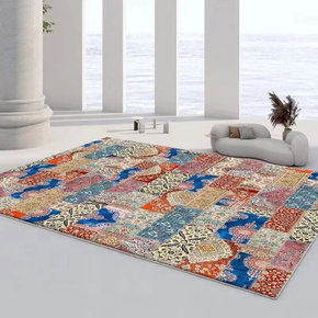 Vintage Bohemian Faux Cashmere Living Room Coffee Table Bedroom Rugs 04