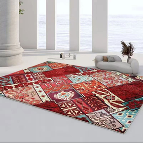 Vintage Bohemian Faux Cashmere Living Room Coffee Table Bedroom Rugs 05