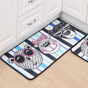 Cool Dogs Patterned Entryway Doormat Runners Rugs Kitchen Bathroom Anti-skip Mats