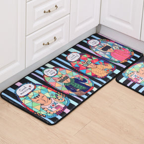 Cats Tigers Animals Patterned Entryway Doormat Runners Rugs Kitchen Bathroom Anti-skip Mats