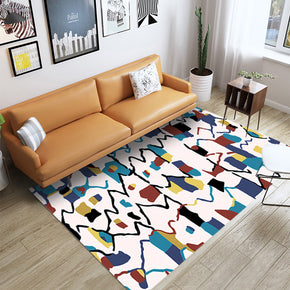 Customizable Colourful Modern Geometric Patterned Anti-slip Sofa Rug Table Rug Living Room Bedroom Area Rugs