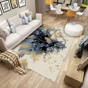 Customizable Abstract Floral Patterned Anti-slip Sofa Rug Table Rug Living Room Bedroom Area Rugs