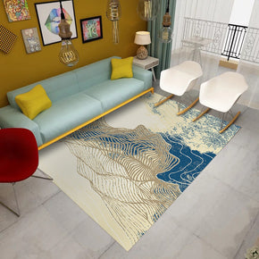 Customizable Modern Abstract Patterned Anti-slip Sofa Rug Table Rug Living Room Bedroom Area Rugs