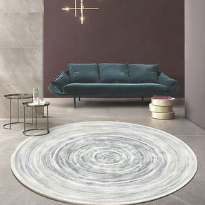 Quality Modern Universe Planet Round Luxury Carpet Striped Bedroom Floor Mat Rugs 02