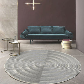 Quality Modern Universe Planet Round Luxury Carpet Striped Bedroom Floor Mat Rugs 04