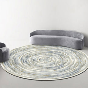 Quality Modern Universe Planet Round Luxury Carpet Striped Bedroom Floor Mat Rugs 05