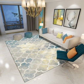 Modern Geometric Printed Patterned Carpet Living Room Bedroom Office Hall Floor Mat Rugs