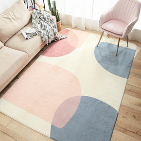 Thick Soft Modern Simple Geometric Floor Rugs for Living Room Dining Room Bedroom Office
