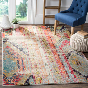 Colourful Traditional Vintage Area Rug Carpet for Living Room Hall