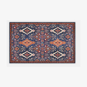 Beautiful Vintage Traditional Geometric Area Rug with Non-Slip Backing Sizes Customizable