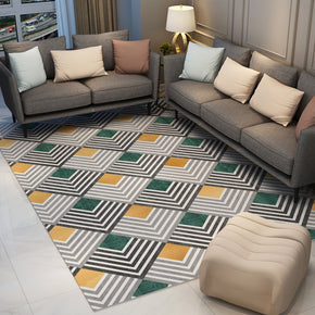 Simple Geometric Rugs Carpet Floormat