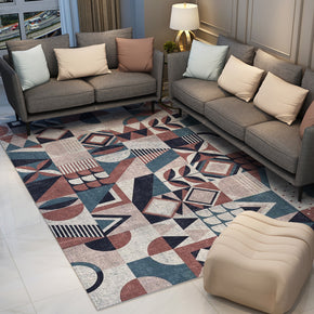 Geometric Patterned Rugs Carpet Floormat