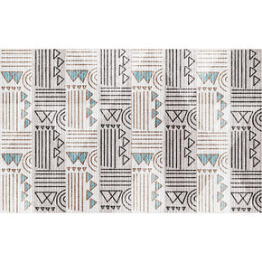 Geometric Moroccan Simple Rugs Carpet Floormat