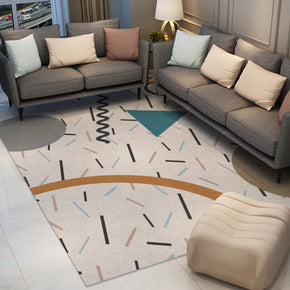 Simple Modern Geometric Rugs Carpet Floormat