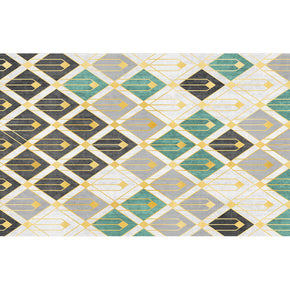 Diamond Shape Modern Simple Geometric Rugs Carpet Floormat