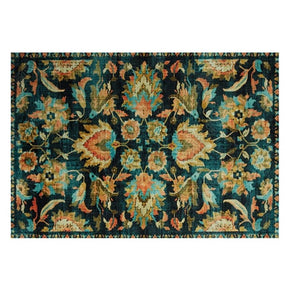 Retro Traditional Floral Rugs for Office Living Room