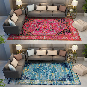 Fine Print Pretty Traditional Plush Vintage Rugs for Living Room Dining Room Bedroom Hall