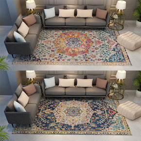 Pretty Printed Traditional Plush Area Rugs Floormat for Living Room Hall Office