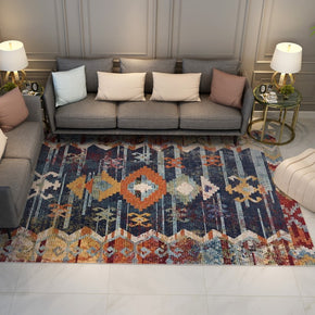Striped Traditional Plush Patterned Area Retro Rugs for the Living Room Bedroom