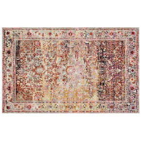 Retro Traditional Shaggy Patterned Area Rug for Hall Living Room Bedroom