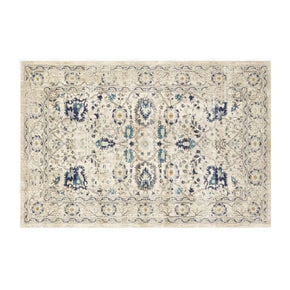 White Traditional Shaggy Retro Area Carpets for the Living Room Bedroom Hall