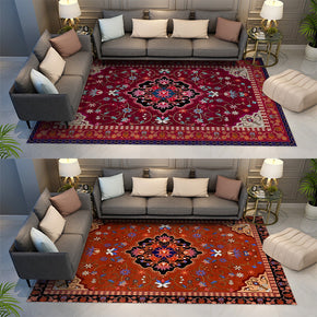 Printed  Fine  Gorgeous Floral Traditional Shaggy Vintage Rugs for Living Room Dining Room Bedroom Hall